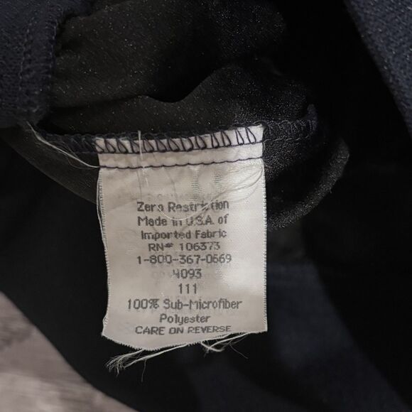 Zero Restriction Golf Vest Mens Large Blue Microsuede Preppy Athletic Winter - Picture 6 of 7